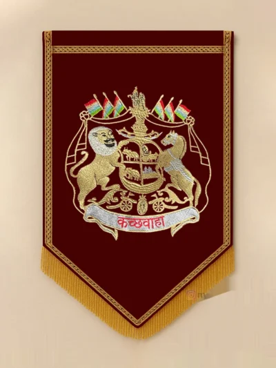 Kachhwaha Logo – Royal Flag for Wedding & Home Decoration