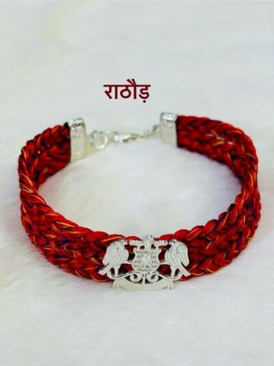 Rathore Logo Moli Bracelet in Red for Men