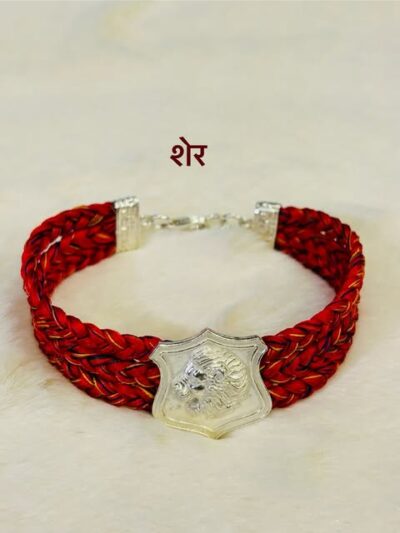 Singh Logo Rajwadi Bracelet for Elegant Weddings